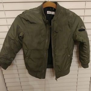 Padded bomber jacket